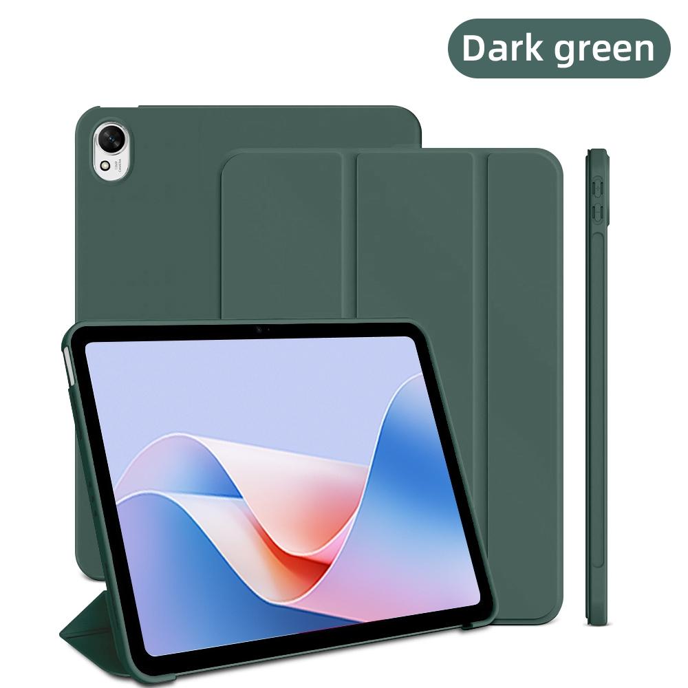 

Чехол для HUAWEI MatePad SE 11 дюймов 2024 MatePad 11.5S MatePad 11.5 Air 11.5 Honor X9 X8Pro 11.5 Чехол с функцией автоматического пробуждения/сна Matepad 11.5/Air 11.5 темно-зеленого