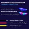 2Pcs Car LED Headlight Strips Super Bright Flexible Waterproof Easy Installation LED Daytime Running Light Strips With App Control Auto Accessories