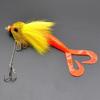 Tear Resistant Fishing Baits Realistic Appearance Soft Lures with Furry Exterior Strong Construction For Extended Use