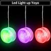 9 Pieces Led Light Yo-yo Responsive Ball Bearing Yoyo Plastic Responsive Yoyo Entertaining Yoyo For Beginner Birthday Party Favors Goodie Bag Fillers