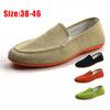 Stylish Loafers Males Casual Canvas Sneakers Plus Size Men Trekking Shoes 2025 Cheap Old Trendy Vintage Dad Driving Shoes Flat
