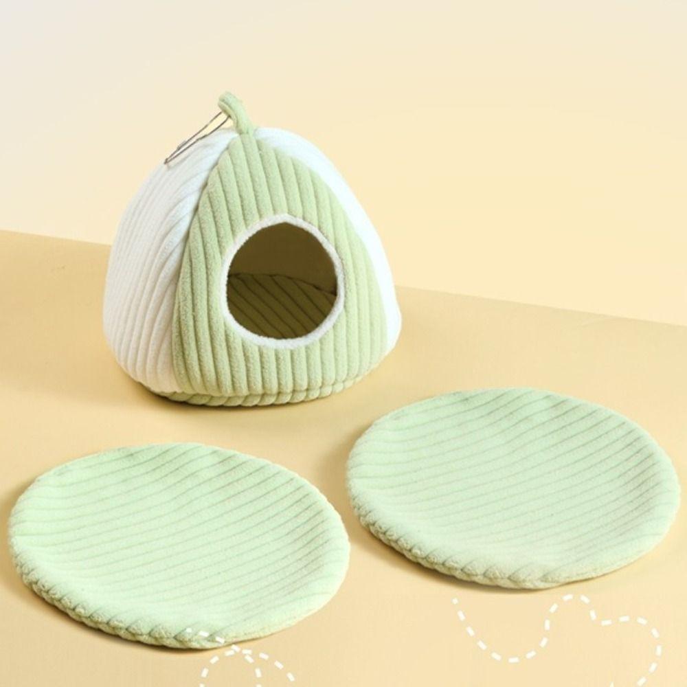Pet Supplies Thickened Warm Parrot Nest Soft Comfortable Bird House Fleece-lined Washable Bird Hanging Hammock Autumn Winter