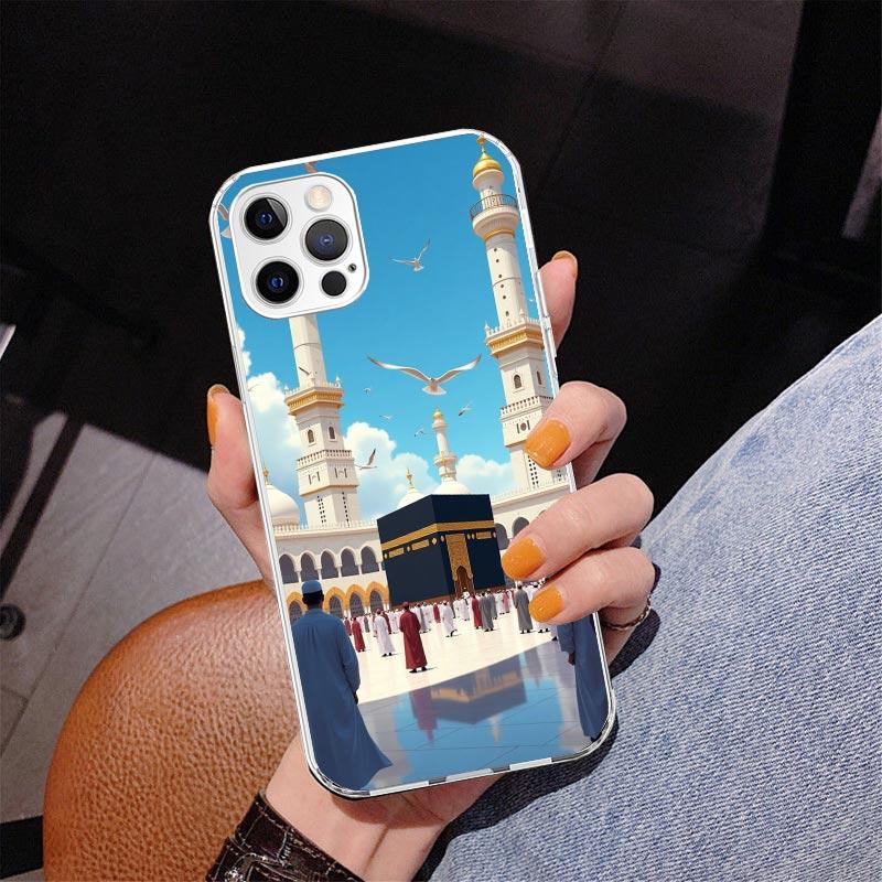 Islam Muslim Mosque Phnoe Case for Iphone 17 Air 16 16E 11 12 13 Mini 14 Plus 15 Pro Max 7 8 + SE 2020 Phone Cover Coque