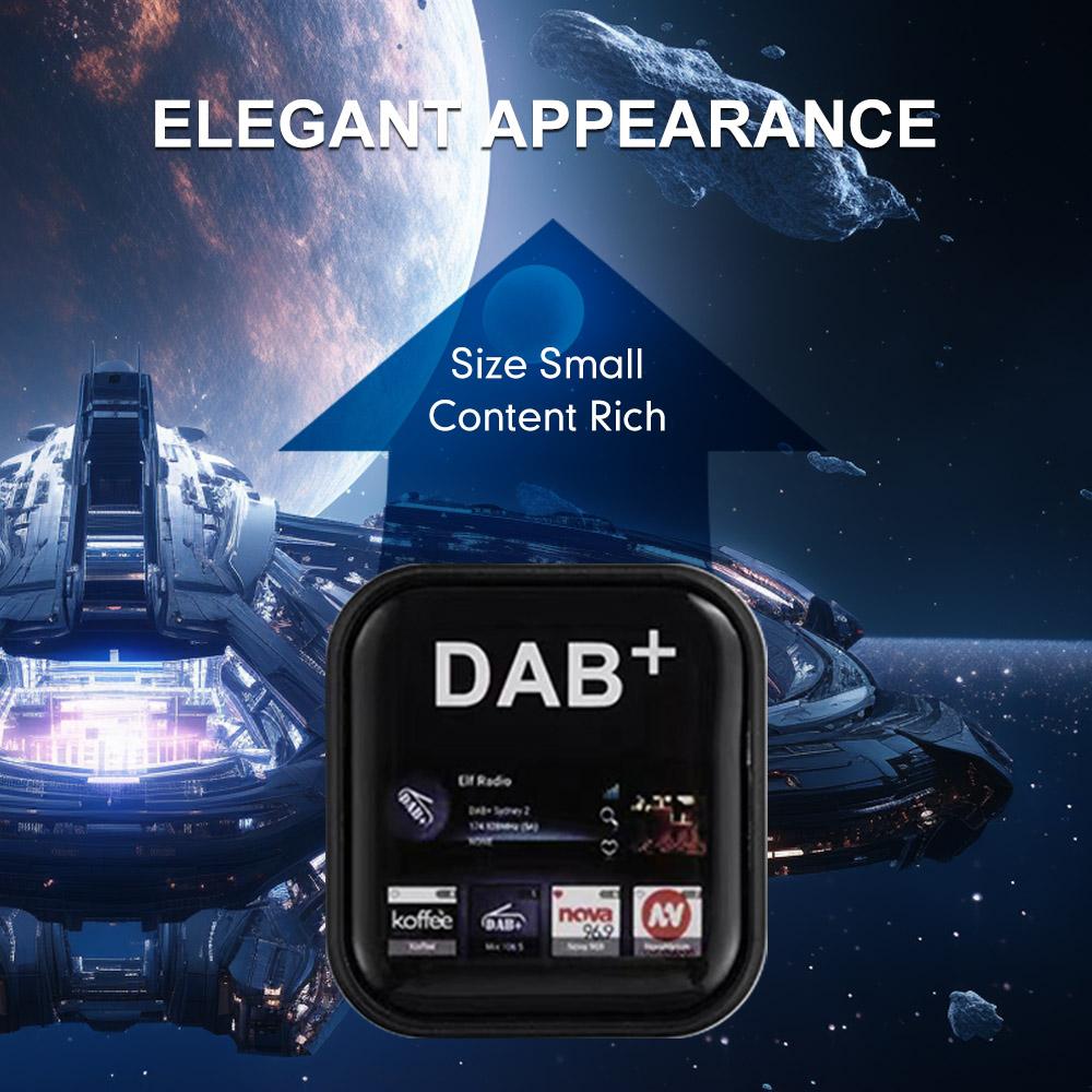 Universal Car DAB Digital Radio Adapter With Antenna for Android Car Radio Stereo LCD Display USB FM Transmitter AUX Interface