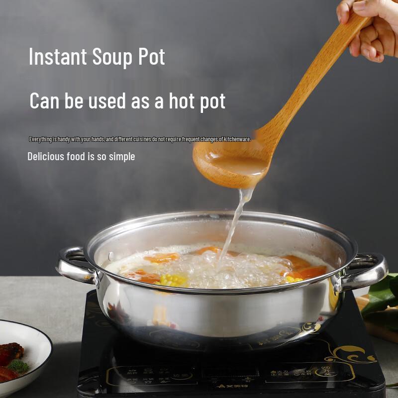 Lilang 32cm Thickened 4-Layer Stainless Steel Steamer Pot