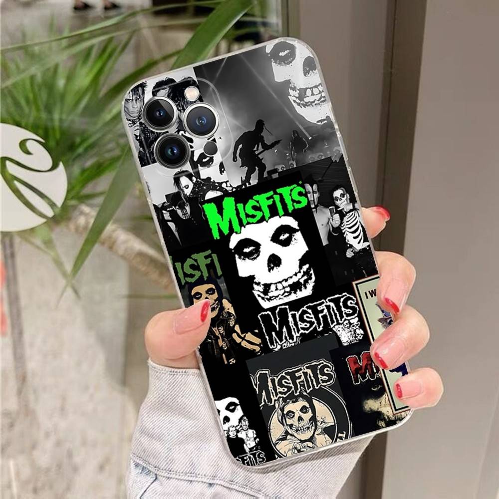 The Misfits Glenn Danzig For IPhone 17 16 15 11 12 13 14 Pro Max Soft TPU Silicone Back Cover Clear Case
