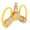 2 Ways 1 4in RV Propane NPT Quick Connect Y Splitter Adapter for Propane Hose Connector Kit