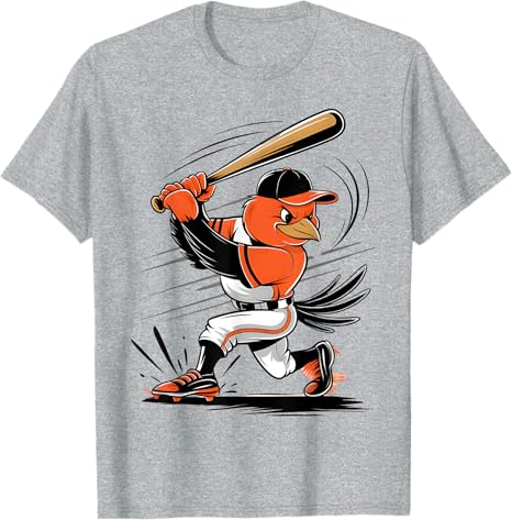Orioles Bird for Orioles Lovers Unisex Women Kids TShirt Fashion Sportswear Design Graphic Outfit Baseball Saying Tee Novelty Gift