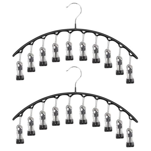 Strong clip hanger, non-marking, space-saving, multi-functional