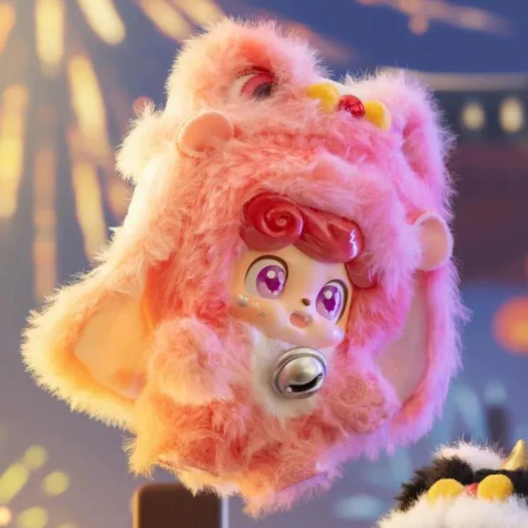 סדרת מזל טוב Q.Kid מקורית קופסה עיוורת צעצועים תליון תיק ויניל קישוטים דמויות בובה Q.Kid קופסת מסתורין מחזיק מפתחות מתנה