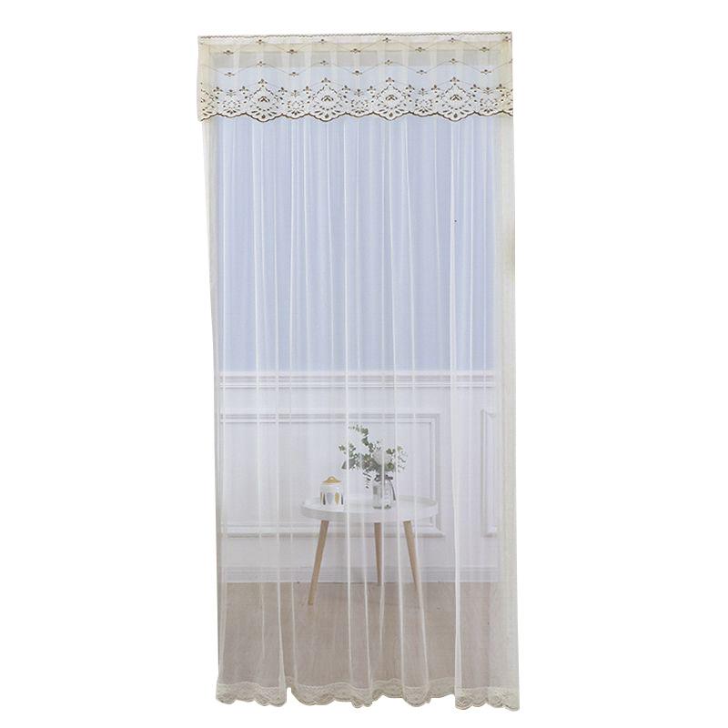 

1 шт. кружевная отделка без перфорации с наклейкой для спальни, кухни, дома, лета, защиты от комаров бежевый