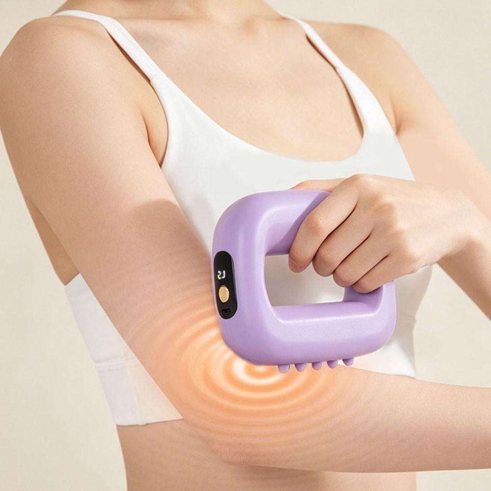 Adjustable Speed Electric Fascia Massage Ring Muscle Handheld Massager Full Body Relaxation