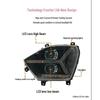N5G Enhanced LED Dual-Lens Flowing Turn Signal for HaoHan N7G Headlight Assembly