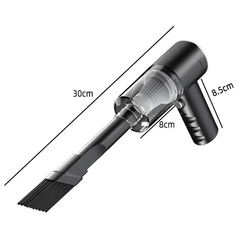 

Clearance_Portable Wireless Car Vacuum Cleaner Wireless Vacuum Cleaner Dual Use for Home and Car 120W High Power Powerful Vacuum чёрный