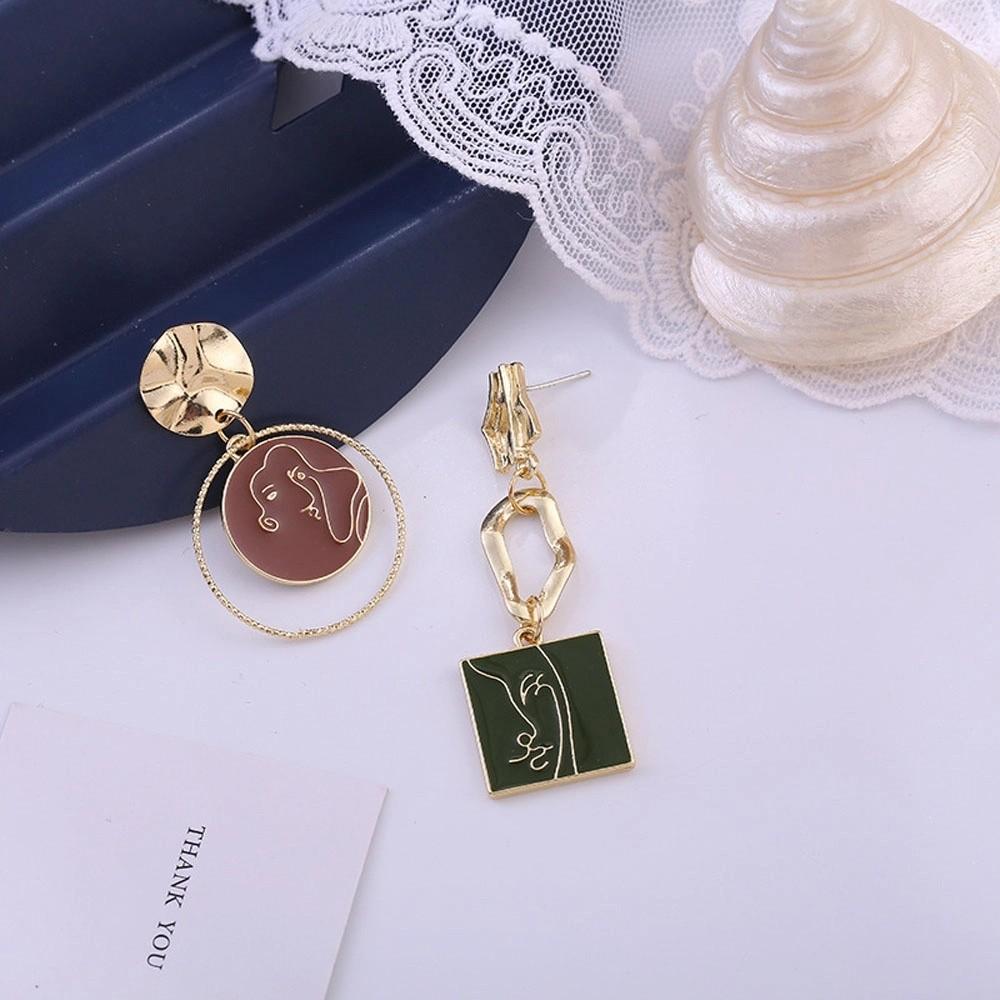 Exaggerated Punk Abstract Face Party Jewelry Stud Earrings Dangle Earrings Fashion  Accessories