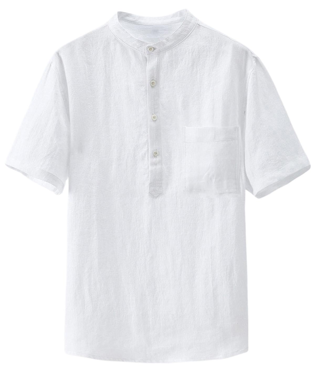 

EASTEMPO Мужская футболка с коротким рукавом, летняя, свободная, однотонная, больших размеров, из хлопка и льна, прилегающая, стильная, цветная, легкая, (JP, Алфавит, XL, Белый) белый