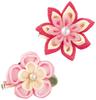 Panami Tsumami Zaiku Tsumamikko Flower Kit, Brooch, Pink, LH-380