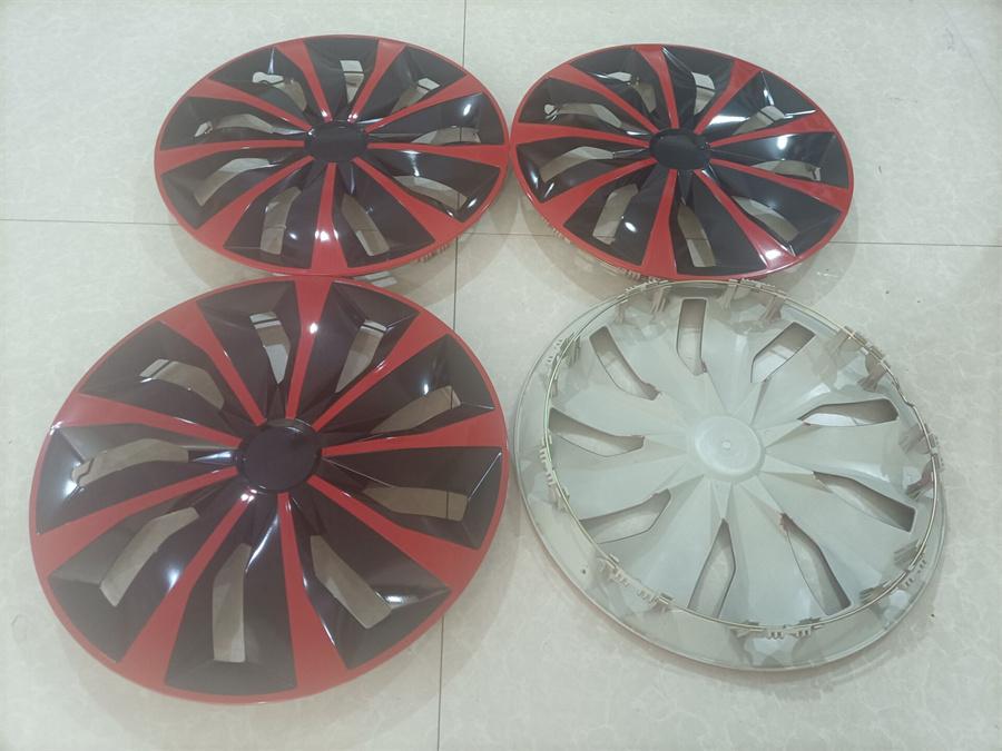 4 Piezas/Set Tapacubos Universales para Rueda de Coche 16" Tapas de Rueda Cubiertas de Rueda Cubierta de Piel para Llanta de Automóvil Accesorios de Decoración para Coche