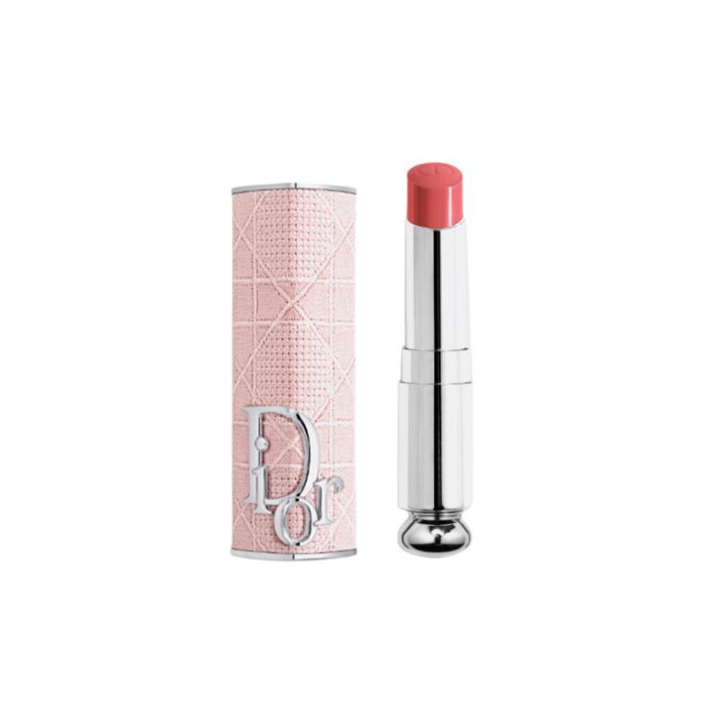 DIOR Lipstick Two-piece set: soft pink cannage pattern lipstick shell + #380 PINK D-SIRE Guava Smoothie lipstick refill, no gift box, no gift bag красный