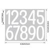 3-inch Digital Sticker Art Body Door Number Mailbox Number Logo Vinyl Waterproof Vinyl Digital Sticker