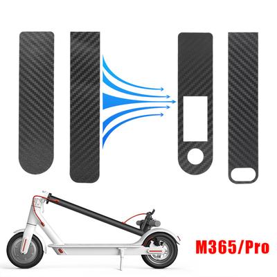Electric Scooter Protective Film Decorative Sticker Waterproof Decal Scooter Central Carbon Fiber PVC Sticker for M365