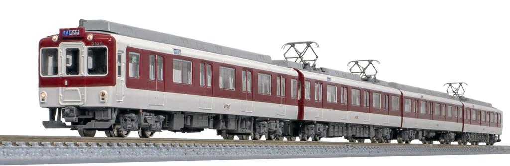 Greenmax N Gauge Kintetsu 8600 Series Early Selectable Car Model Railway 32007 Type, Number, 4-Car Add-on Set, Non-Powered, Train,