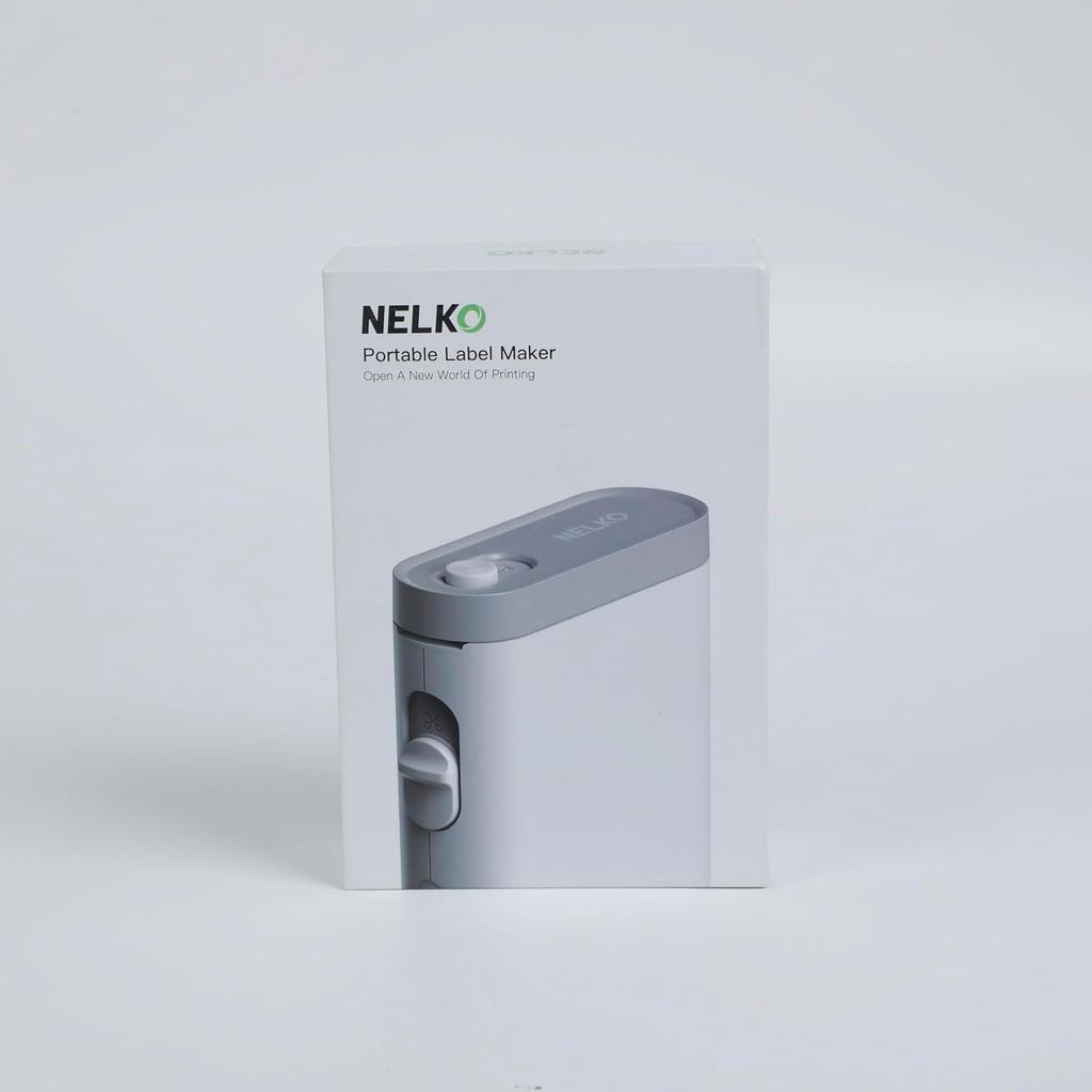 Nelko Label Maker Machine with Tape, P21 Bluetooth Label Printer, Wireless Mini Label Makers with Multiple Templates for Organizing Office Home,