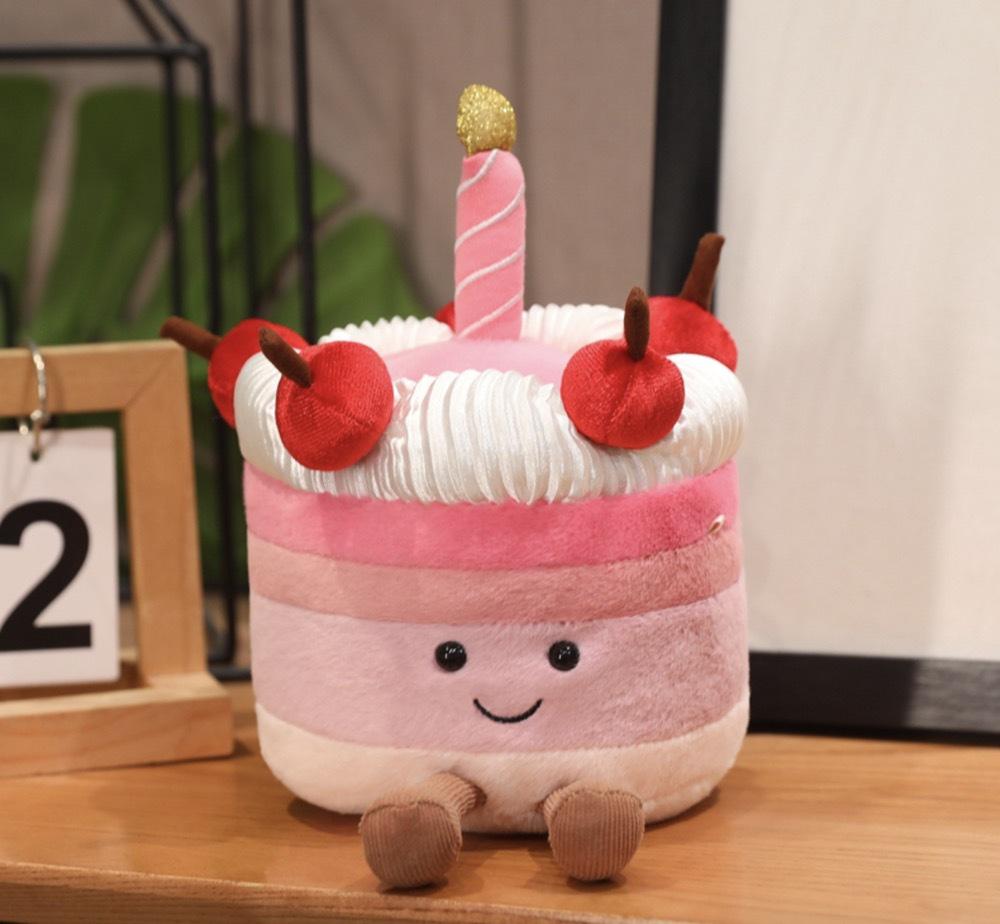 Regenbogenkuchen Diamantring Jellycat Puppe Plüschtier - Valentinstagsgeschenk