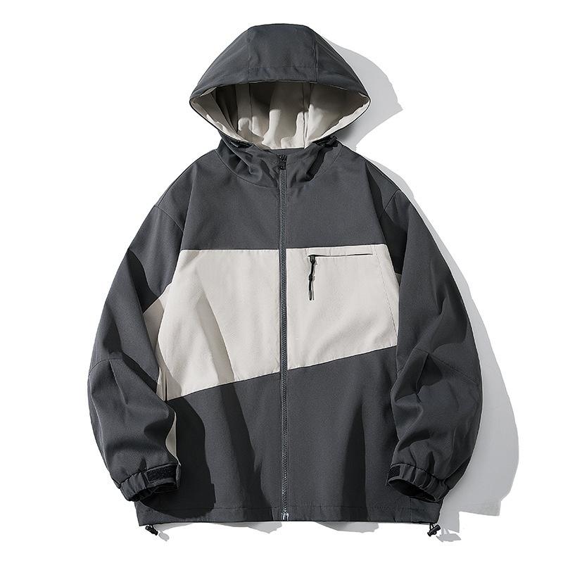 Autumn Youth Fashion Trendy Brand Loose Hooded Jacket Men and Women Handsome Coat