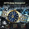 Luxury Watch For Man Waterproof Luminous Date Week Stainless Steel Men Watch Casual Quartz Men's Watches Male Clock