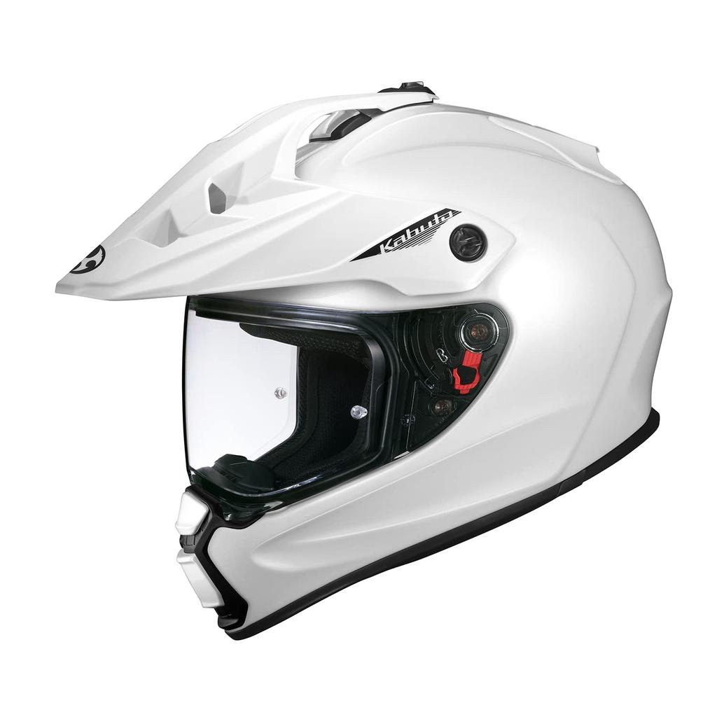OGK KABUTO Motorcycle Helmet GEOSYS Pearl White Off-Road (Size L)