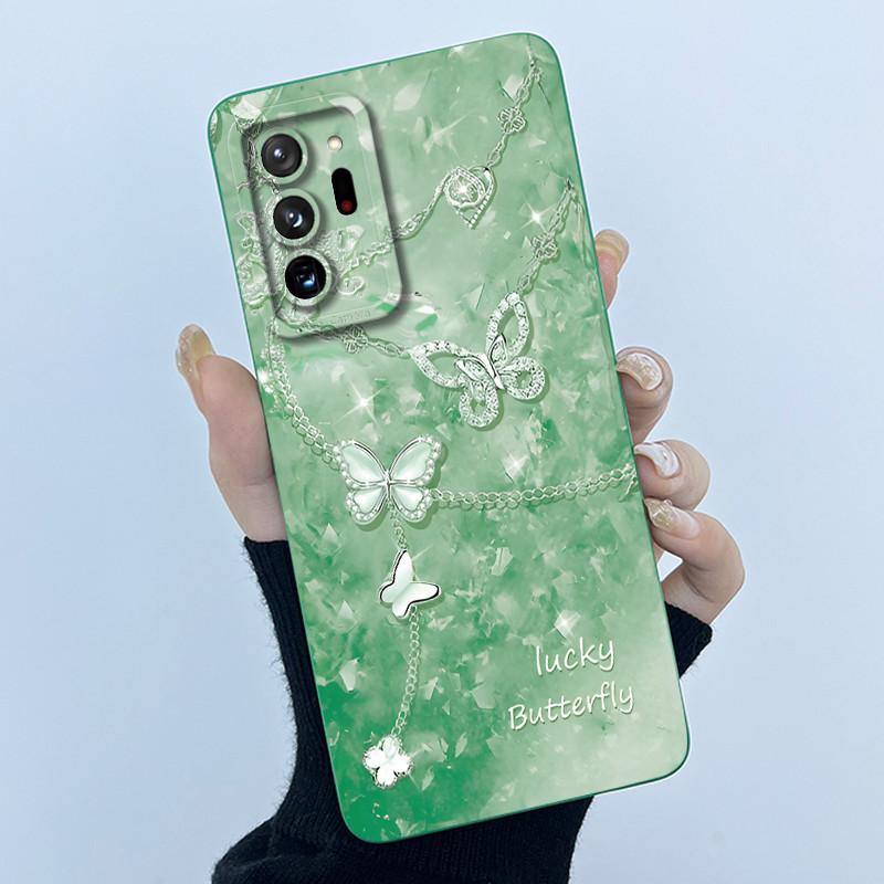 For Samsung Galaxy Note 20 Ultra Fashion Simplicity Oil Painting Flowers Ultra-thin Matte Anti-fingerprint Protector Phone Case