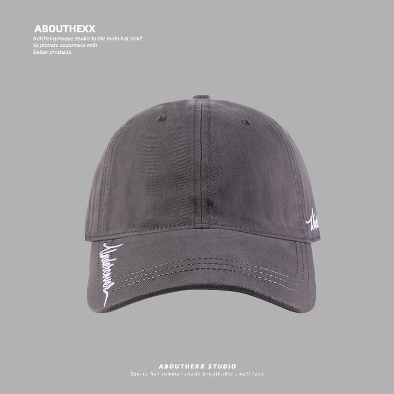 Cotton Baseball Cap With Letter Embroidery For Casual Summer And Winter Wear