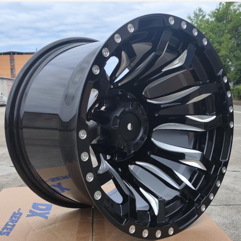 Hot Selling Custom 15 Inch Cast Wheels Pcd 6-139.7mm 5-114.3 Mm 5-139.7mm ET-44 Passenger Car Wheels Multi Spoke New Product