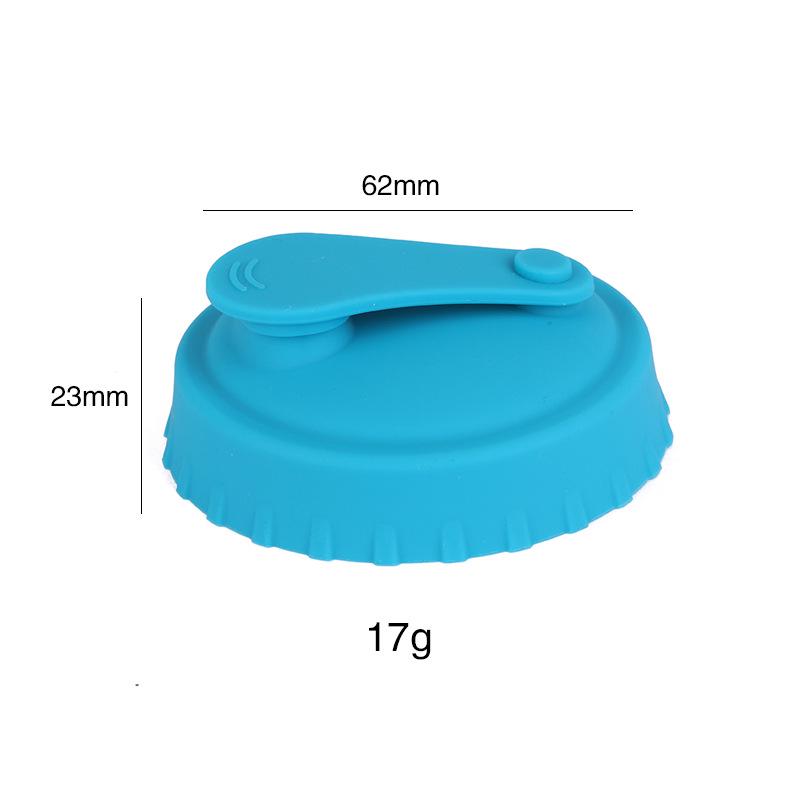 Leak-Proof Silicone Can and Bottle Cap for Easy-Sealing