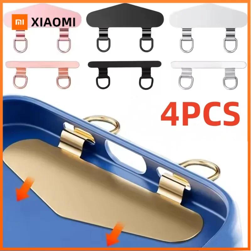 Xiaomi Cordón para Teléfono Móvil de Acero Inoxidable Junta Clips para Colgar Cordón de Metal Ultra Fino Parche de Correa para Teléfono Móvil Clip de Tarjeta de Reemplazo