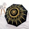 1pc Celestial Sun Design Automatic Umbrella - 8-Rib Foldable Design, Outdoor Adventures, and Family Celebrations Yy250829060