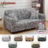 LANMOLIFE Printed Elastic Sofa Cover Antidirty Spandex Sofa Cover Furniture Protector for Bedroom Office Living Room Home Decor
