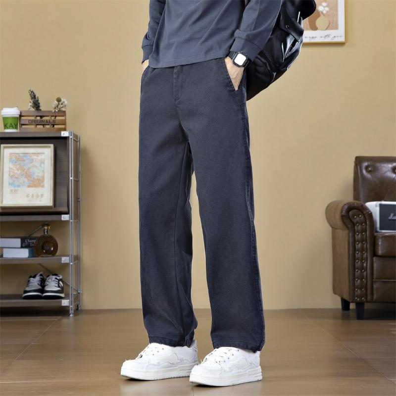 Herren Herbst und Winter neue Herren Freizeithose locker Business gerade kleine Hose Mode vielseitige Hose Herren