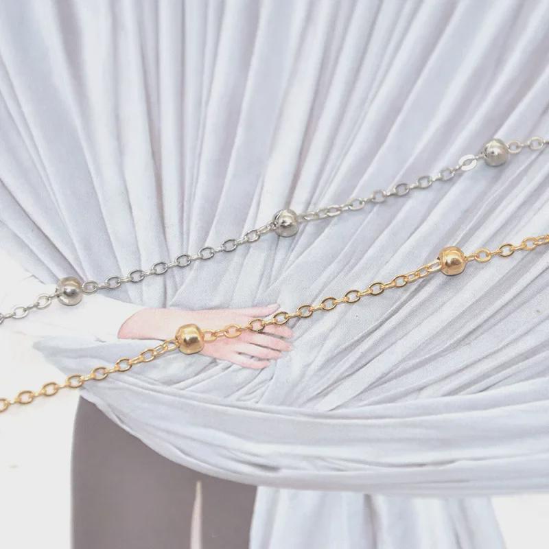 Αλυσίδα με Χάλκινα Φούντακια 4mm για DIY Κοσμήματα και Αξεσουάρ Αρχαίου Στυλ