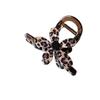 Leopard Print Acrylic Flower Claw Clip - High-End Women's Hairpin 2025