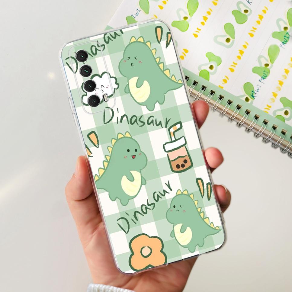For Huawei P smart 2021 Case New Design Fashion Print Soft Silicone TPU Cover For Huawei P Smart 2021 PPA-LX1 Phone Case Fundas
