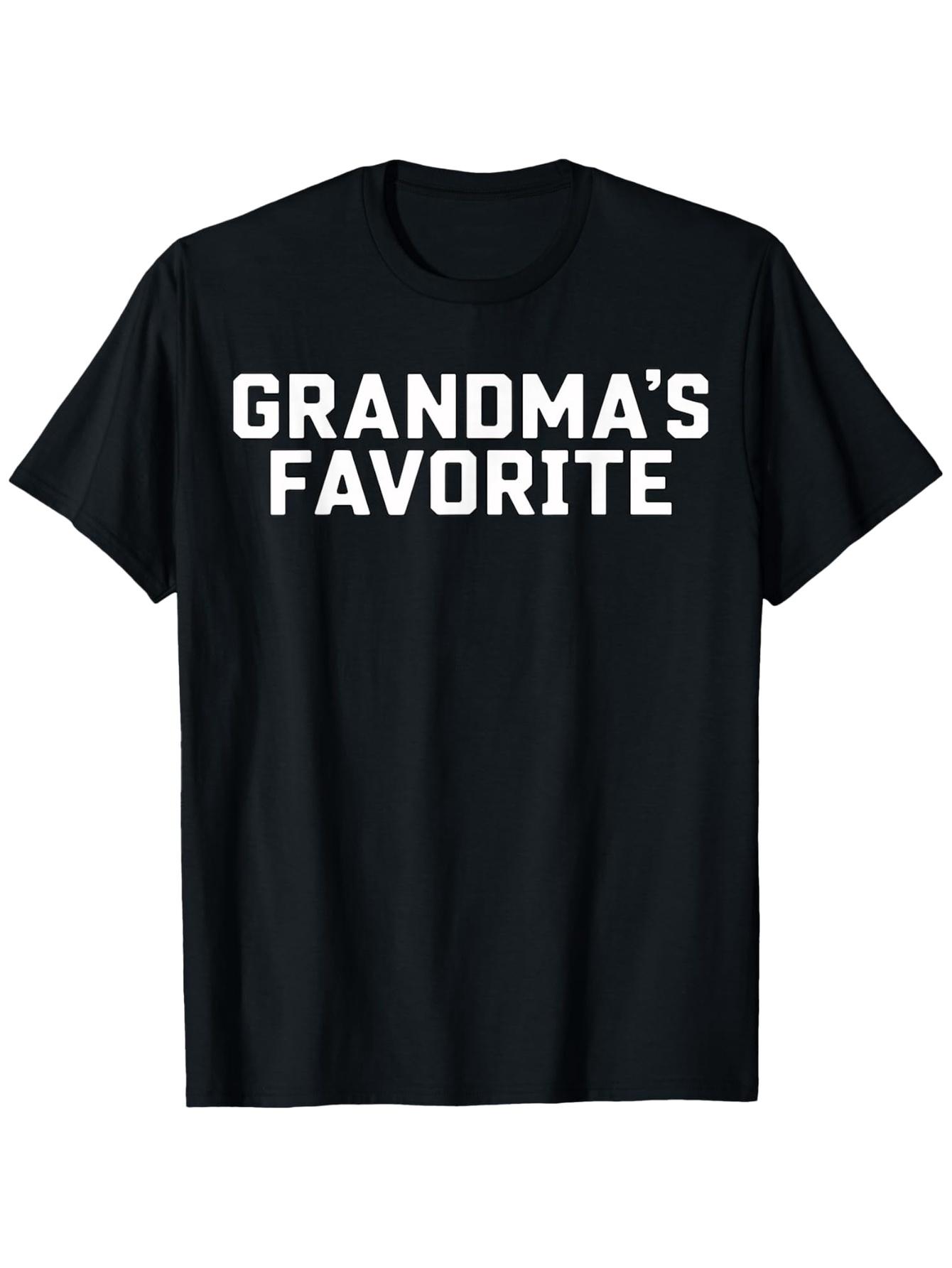

Grandma s Favorite Grandson T-Shirt 5XL різнокольоровий