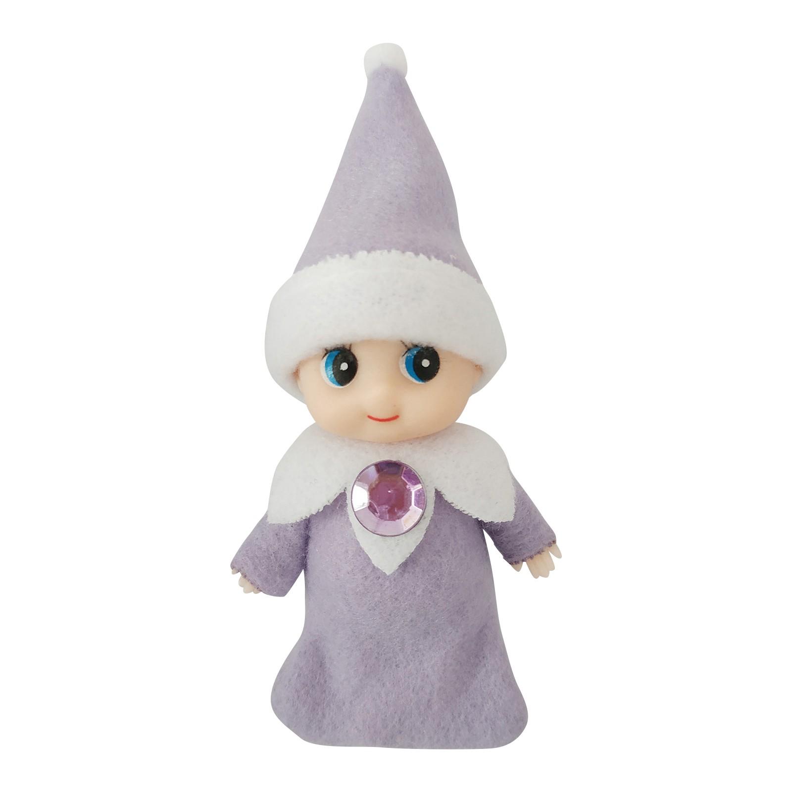 

Кукла | Рождественская миниатюрная кукла | Игрушки для кукол-эльфов | Рождественский подарок-украшение One Size фиолетовый