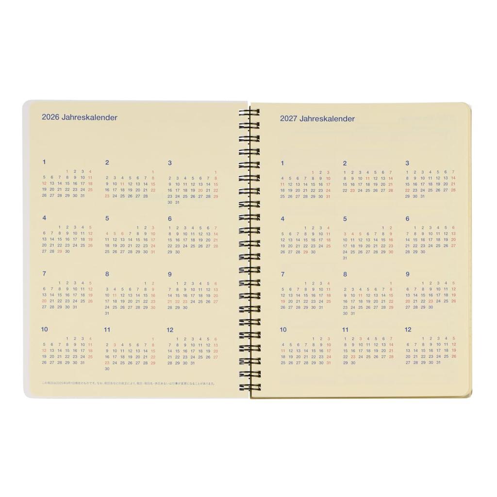 DELFONICS Rollbahn Diary 2026-2027 Yasuyuki TAKAKI A5
