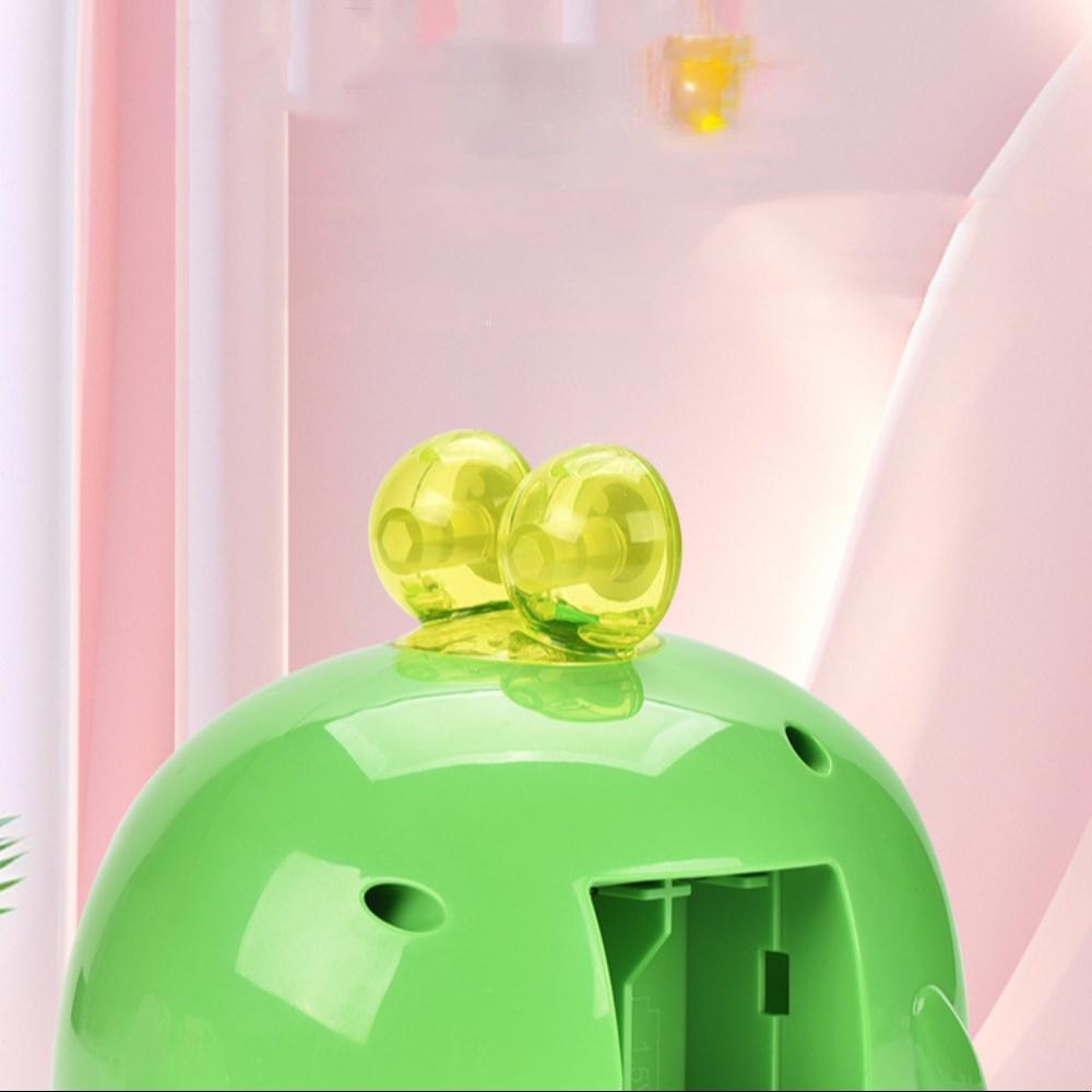 Handheld Bubble Machin New Porous Plastic Bubble Blower Cartoon Frog Soap Water