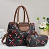 Trendy Fashionable Print Women's Bags Versatile Casual Tote Bags Essential 2Piece Set Handbags for Large-capacity Commuting Bags