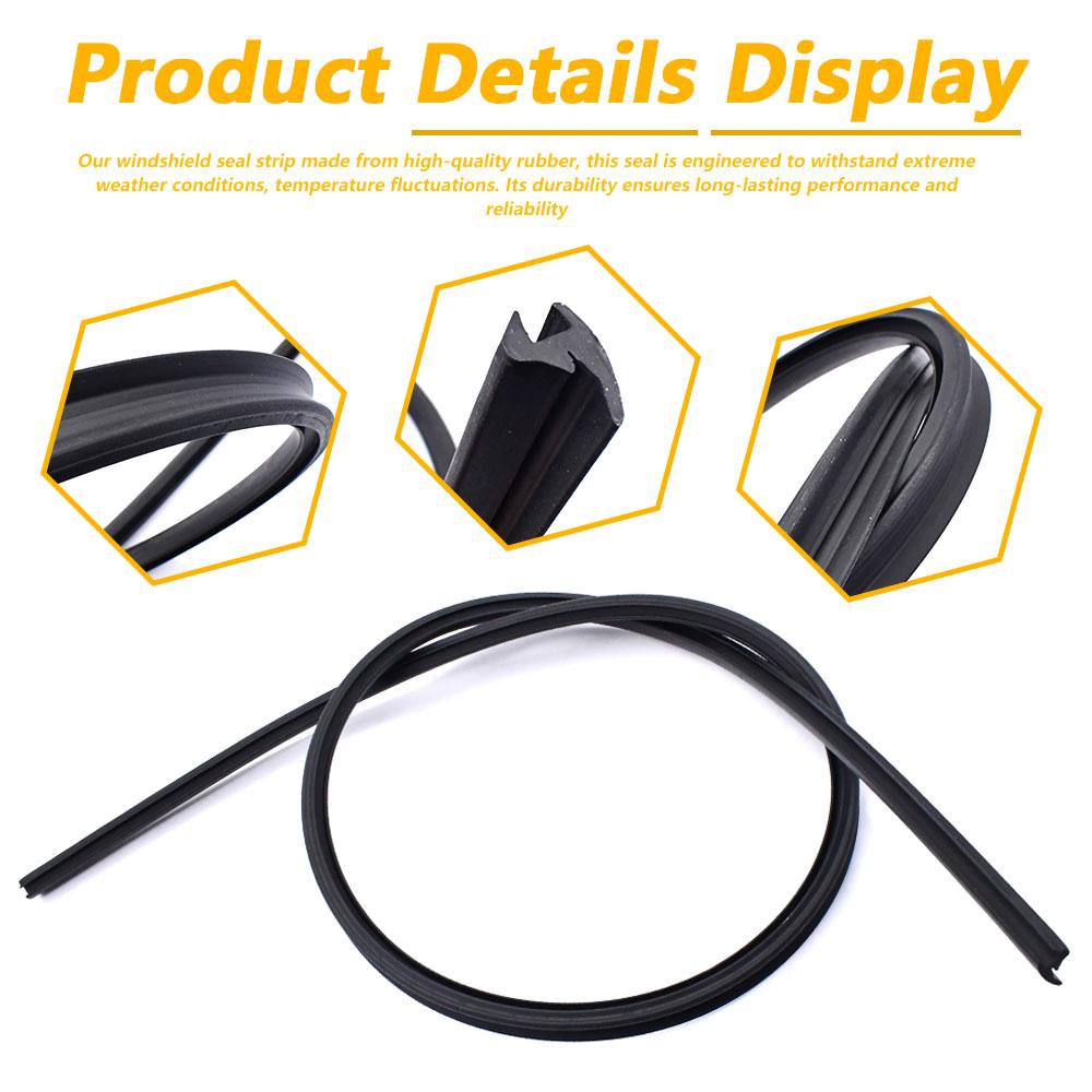 1pc Windshield Reveal Surround Molding Trim 73150-SNA-003 For Civic 2006-2011 Automobiles Parts Rubber Wind Rain Sealing Strips