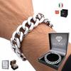 FULL Silver Men' Bracelet 13mm Silver 925 Bracelet Gift