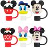 Mickey & Minnie 10mm Reusable Straw Cap Dust Plug